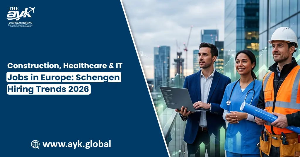 Construction, Healthcare & IT Jobs in Europe: Schengen Hiring Trends 2026